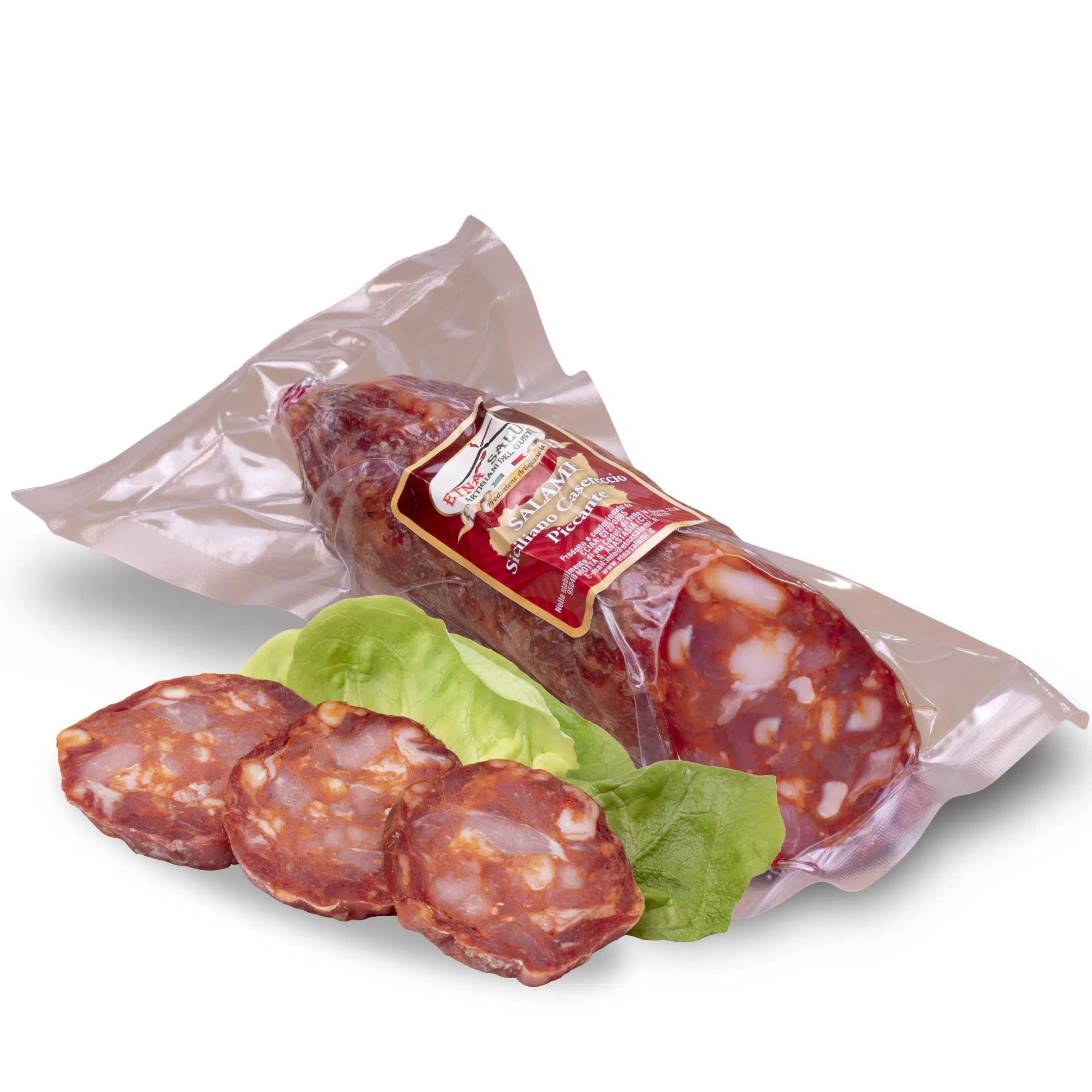 Salame Siciliano Casereccio Piccante Etna Salumi